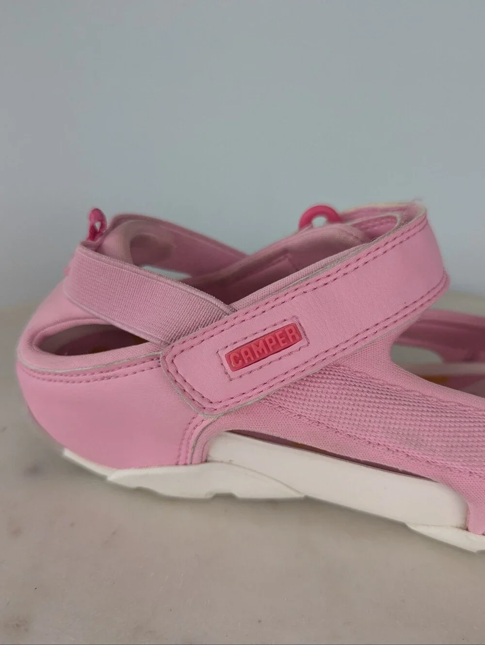 Camper Big Girls Ous Pink Casual Sandals